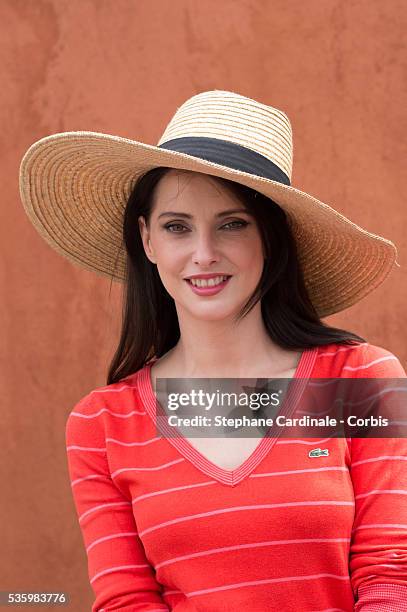 Frederique Bel attends the Roland Garros French Tennis Open 2014.