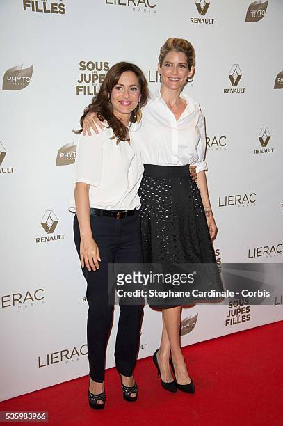 Director Audrey Dana and actress Alice Taglioni attend the Paris Premiere of 'Sous Les Jupes Des Filles' film at Cinema UGC Normandie