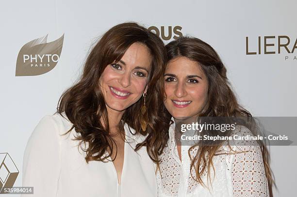 Director Audrey Dana and actress Geraldine Nakache attend the Paris Premiere of 'Sous Les Jupes Des Filles' film at Cinema UGC Normandie