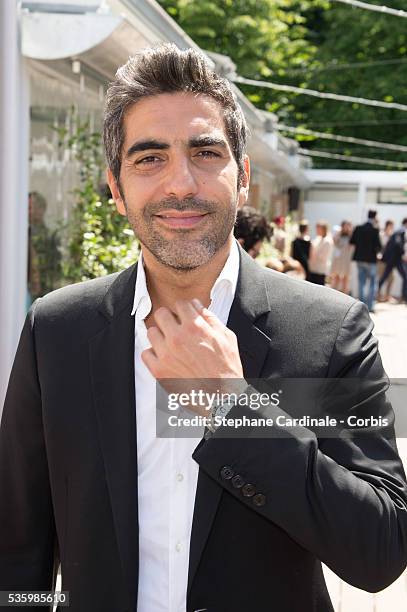 Ary Abittan attends the Roland Garros French Tennis Open 2014.