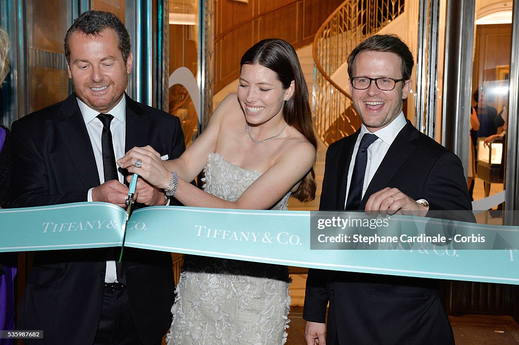 Tiffany & Co : Flagship Opening On The Champs Elysees In Paris