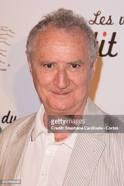 Daniel Prevost attends the 'les vacances du petit Nicolas' Premiere at Cinema Gaumont Capucine, in Paris.