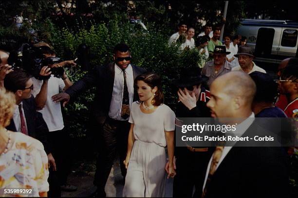 MICHAEL JACKSON AND LISA MARIE PRESLEY IN BUDAPEST