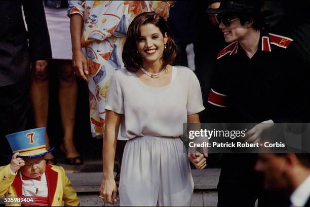 MICHAEL JACKSON AND LISA MARIE PRESLEY IN BUDAPEST