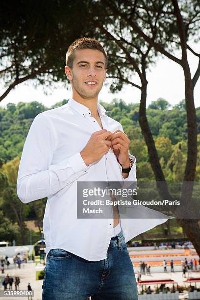 Tennis player Borna Coric is photographed for Paris Match on May 7, 2016 in Rome, Italy.