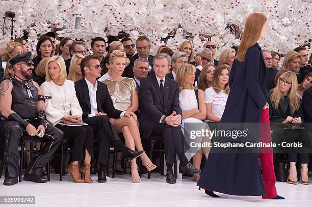 Peter Marino, Princess Marie Chantal of Greece, Sean Penn, Charlize Theron, Bernard Arnault, Helene Arnault, Valerie Trierwieler - Christian Dior...