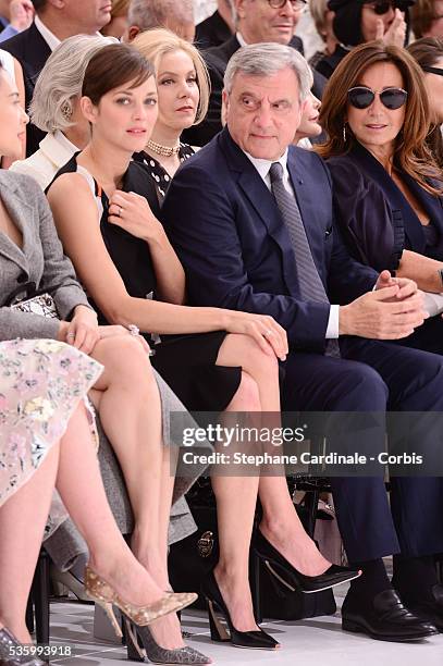 Marion Cotillard and Sydney Toledano - Christian Dior show during the Paris Fashion Week - Haute Couture Fall/Winter 2014-2015