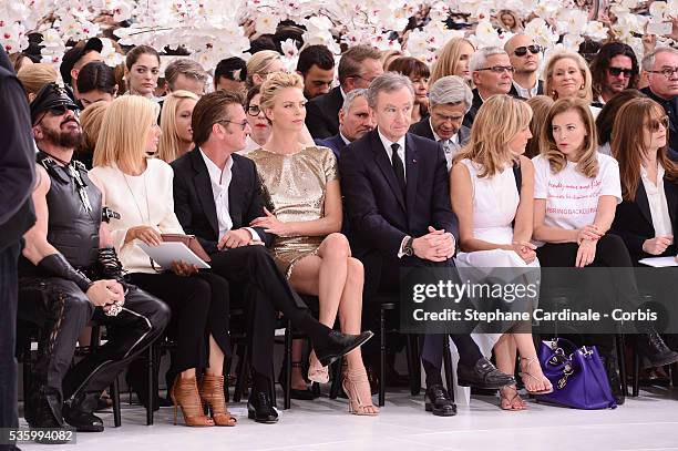 Peter Marino, Princess Marie Chantal of Greece, Sean Penn, Charlize Theron, Bernard Arnault, Helene Arnault, Valerie Trierwieler and Isabelle Huppert...