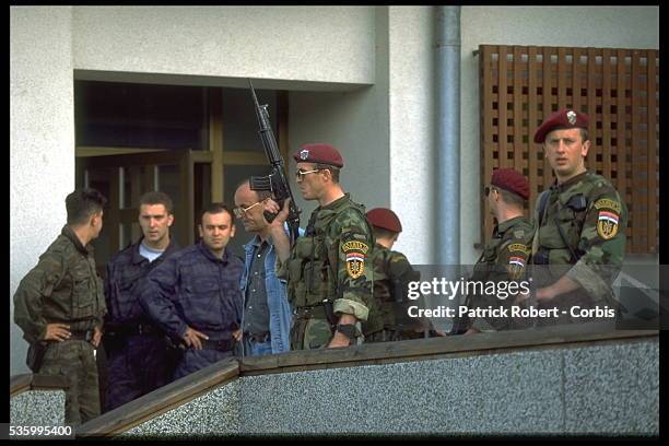 THE SITUATION IN THE SERB HQ IN BOSNIA IN PALE