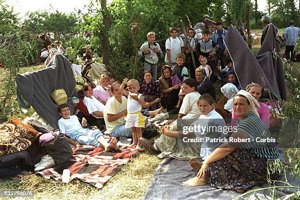 SREBRENICA REFUGEES IN THE TUZLA CAMP