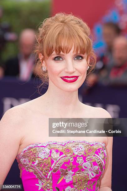 Jessica Chastain attends the opening ceremony of 40th Deauville American Film Festival on September 5, 2014 in Deauville, France.