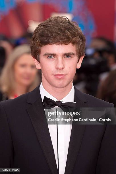 Freddie Highmore attends the opening ceremony of 40th Deauville American Film Festival on September 5, 2014 in Deauville, France.