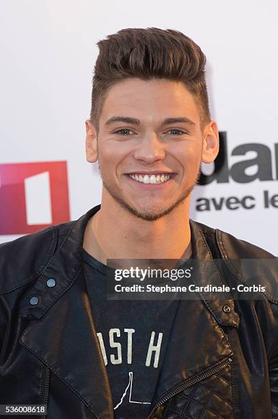 Rayane Bensetti attends the 'Danse Avec Les Stars 2014' Photocall at TF1 on September 10, 2014 in Paris, France.