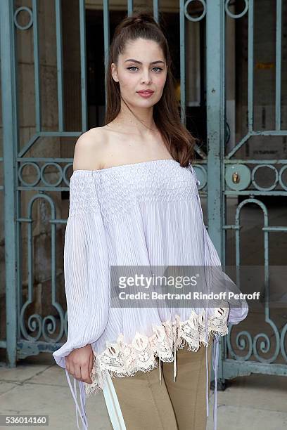 Actress Marie-Ange Casta attends the Audemars Piguet Rue Royale Boutique Opening on May 26, 2016 in Paris, France.