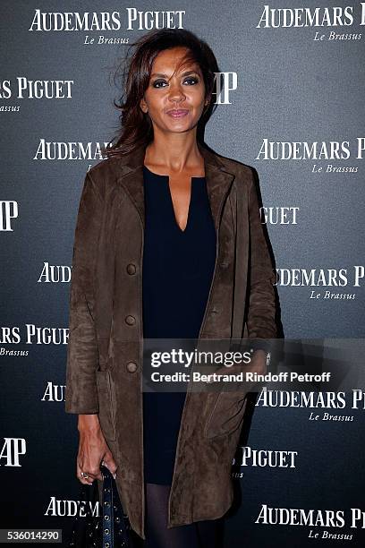 Presenter Karine Le Marchand attends the Audemars Piguet Rue Royale Boutique Opening on May 26, 2016 in Paris, France.