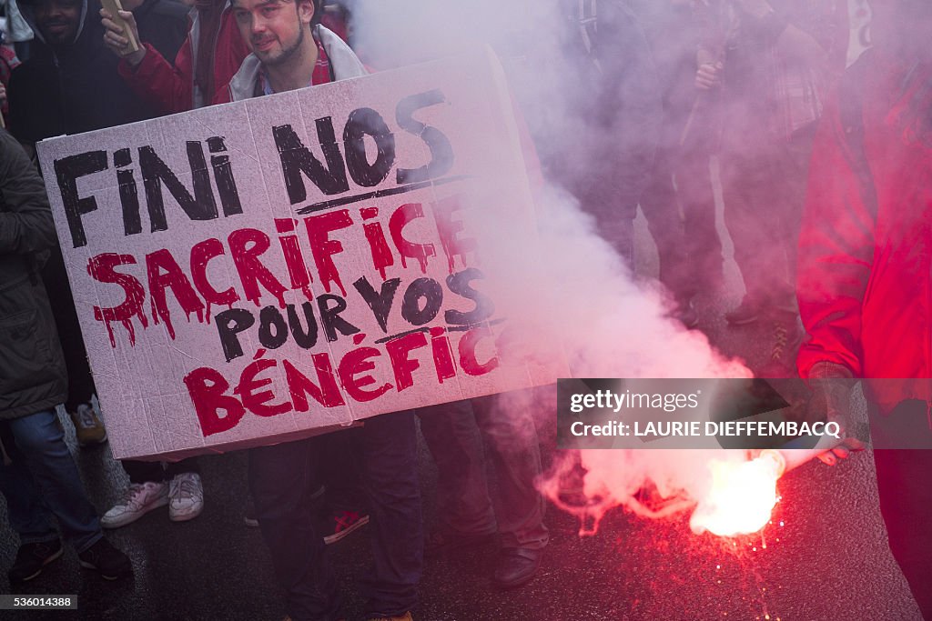 BRUSSELS-POLITICS-STRIKE-PROTEST