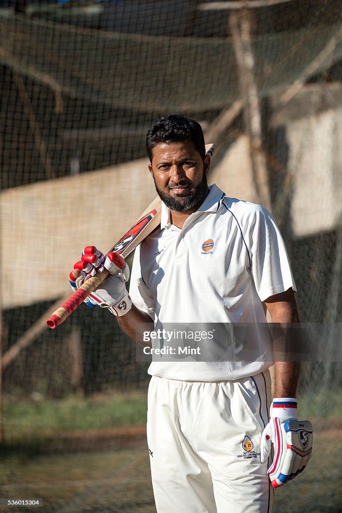 Profile Shoot Of Cricketer Wasim Jaffer