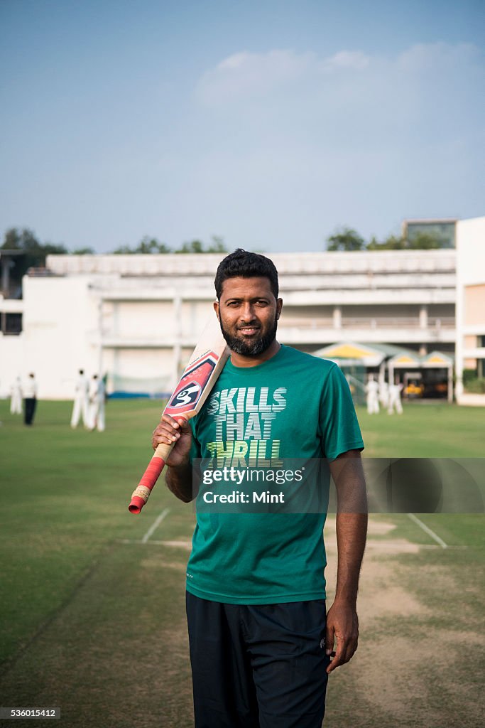 Profile Shoot Of Cricketer Wasim Jaffer