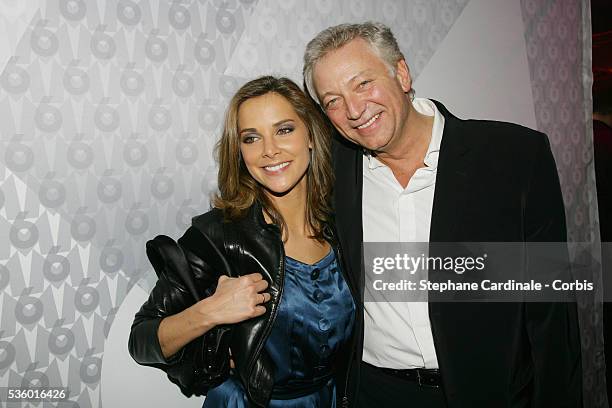 Melissa Theuriau and Laurent Boyer arrive at the 20th anniversary of French TV channel "M6" in Paris.