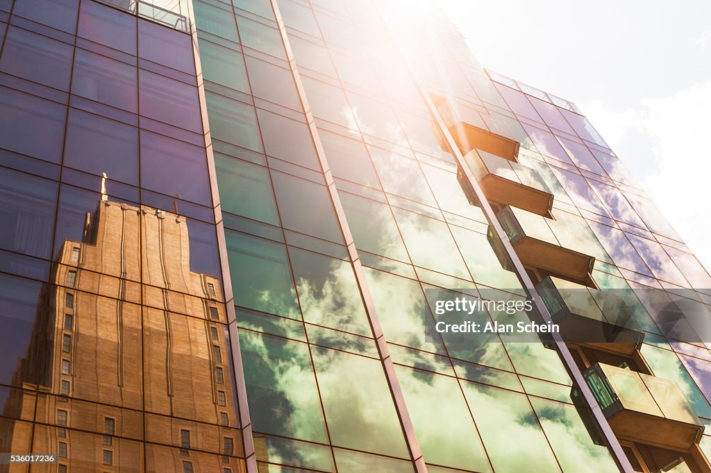 Reflection In Architecture Architecture Reflections Glass Buildings High-Res Stock Photo - Getty ...