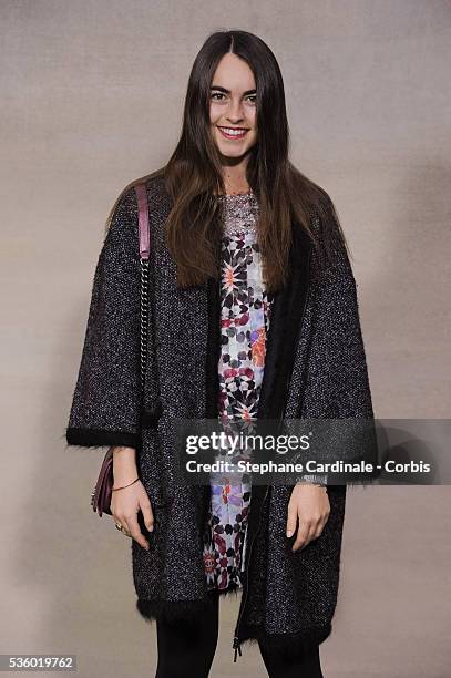 Melusine Ruspoli attends the Chanel show as part of the Paris Fashion Week Womenswear Spring/Summer 2015 on September 30, 2014 in Paris, France.