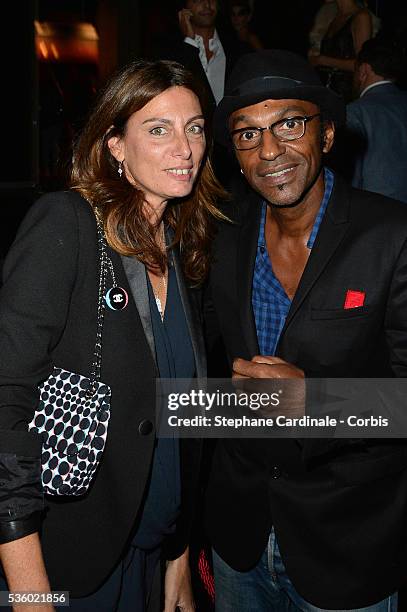 Laurence Katche and Manu Katche attend the Arc Opening Party on October 3, 2014 in Paris, France.