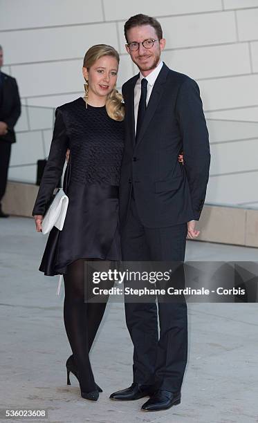 Ludovic Watine Arnauld and his sister Stephanie Watine Arnault attend the Inauguration of the Louis Vuitton Foundation on October 20, 2014 in Paris,...