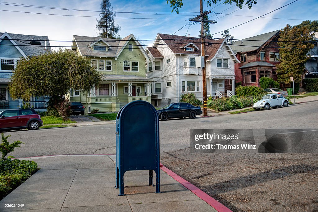 Mailbox in residental neighborhood