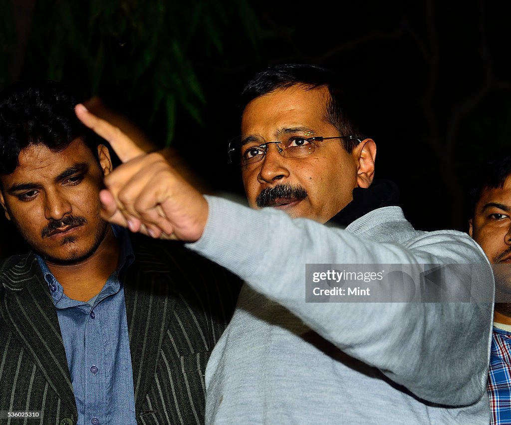 Delhi CM Arvind Kejriwal Addresses Media