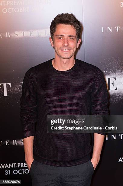 Guillaume Pley attends the 'Interstellar' Paris Premiere at Le Grand Rex on October 31, 2014 in Paris, France.