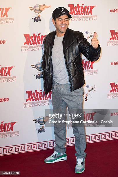 Jamel Debbouze attends the 'Asterix: Le Domaine des Dieux' Premiere at Le Grand Rex on November 23, 2014 in Paris, France.