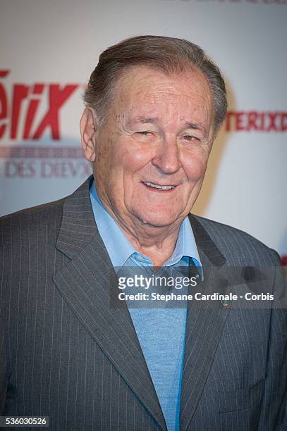 Albert Uderzo attends the 'Asterix: Le Domaine des Dieux' Premiere at Le Grand Rex on November 23, 2014 in Paris, France.
