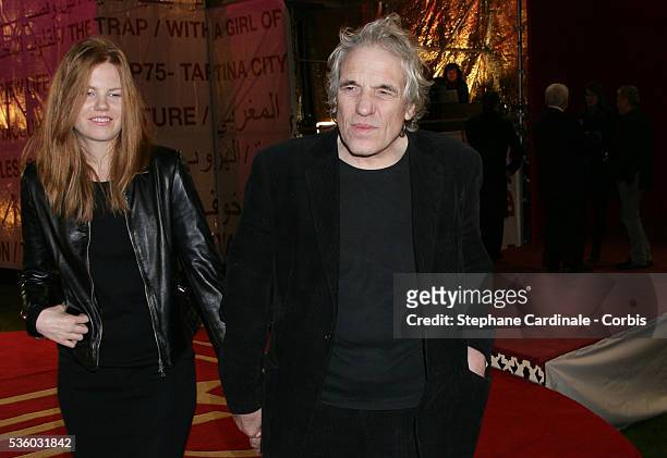 Director Abel Ferrara and guest attend the Tribute to Shinji Aoyama at the 7th Marrakech Film Festival in Morocco.