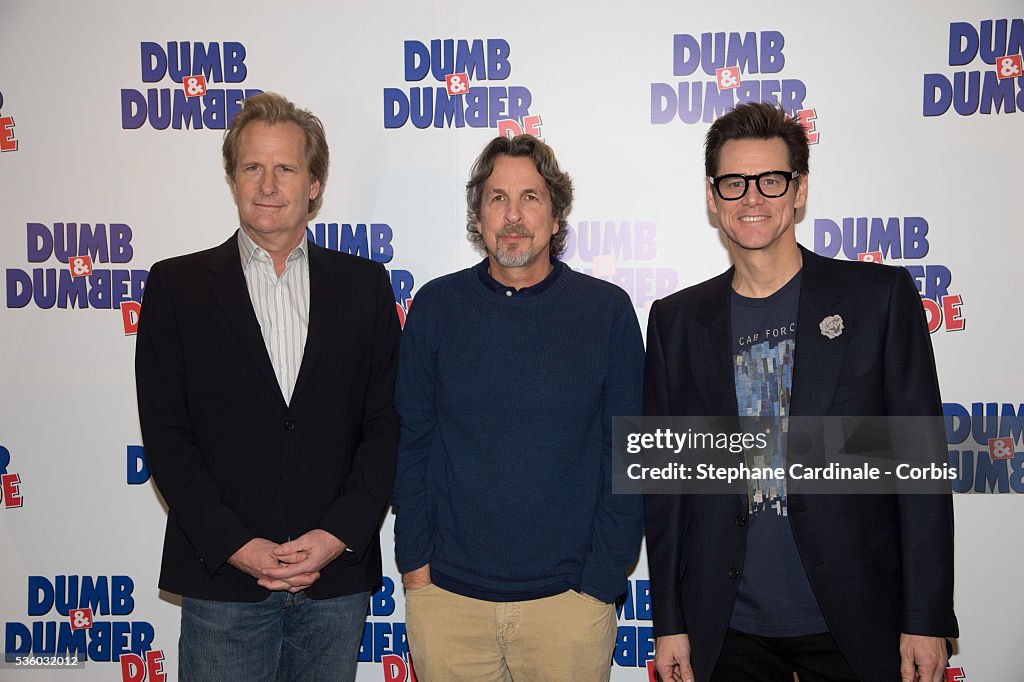 France - "Dumb & Dumber De" Photocall in Paris