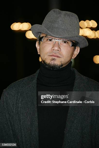 Director, writer and actor Shinji Aoyama at the Tribute to Shinji Aoyama honoring him at the 7th Marrakech Film Festival in Morocco.