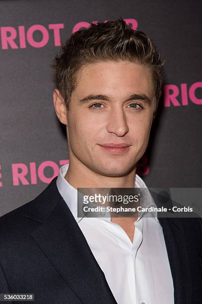 Max Irons attends 'The Riot Club' Paris Premiere at Mk2 Bibliotheque on December 1, 2014 in Paris, France.