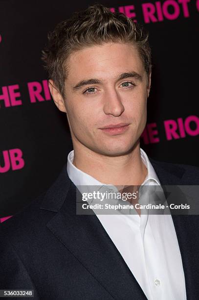 Max Irons attends 'The Riot Club' Paris Premiere at Mk2 Bibliotheque on December 1, 2014 in Paris, France.