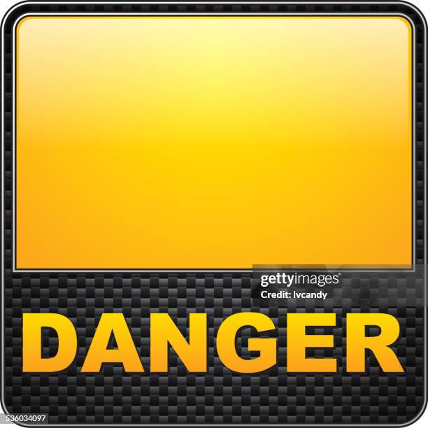 danger label - trip hazard stock illustrations