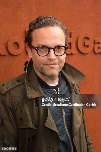 Actor Patrick Mille attends day ten of the 2016 French Open at Roland Garros on May 31, 2016 in Paris, France.