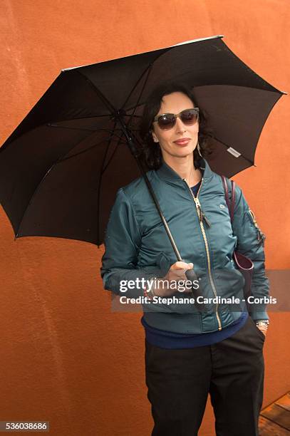 Geraldine Maillet attends day ten of the 2016 French Open at Roland Garros on May 31, 2016 in Paris, France.