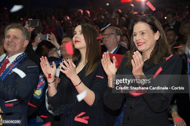 Pauline Ducruet and Princess Stephanie of Monaco attend the Award Ceremony of the 39th International Circus Festival of Monte-Carlo on January 20,...
