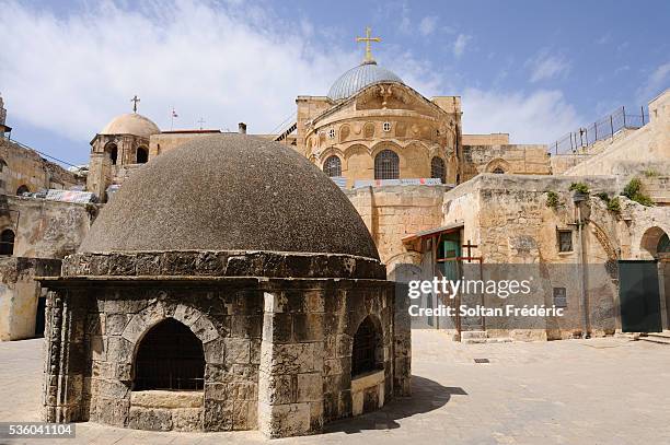 the church of the holy sepulchre - church of the holy sepulchre stock pictures, royalty-free photos & images