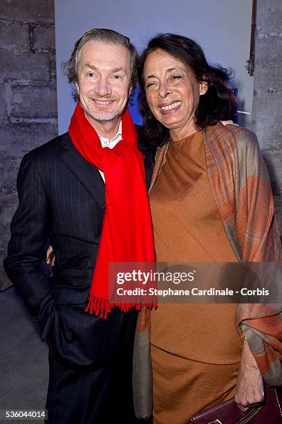 Louis-Albert and Francoise De Broglie attend the Launch Elie Top 'Haute Joaillerie Fantaisie' Collection on January 27, 2015 in Paris, France