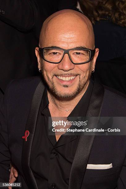 Pascal Obispo attends the Sidaction Gala Dinner 2015 at Pavillon d'Armenonville on January 29, 2015 in Paris, France.