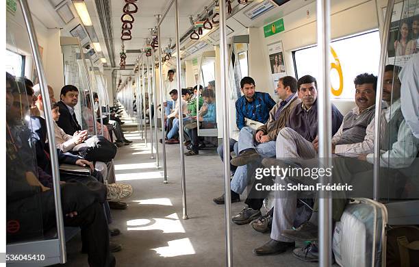 the delhi metro - delhi metro train stock pictures, royalty-free photos & images