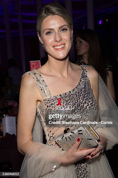 Sophie Wakers attends the Sidaction Gala Dinner 2015 at Pavillon d'Armenonville on January 29, 2015 in Paris, France.