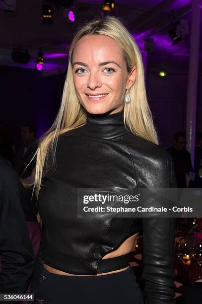 Virginie Courtin-Clarins attends the Sidaction Gala Dinner 2015 at Pavillon d'Armenonville on January 29, 2015 in Paris, France.