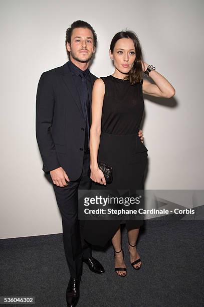Gaspard Ulliel and Gaelle Pietri attend the The 20th Lumieres Awards Ceremony , at Espace Pierre Cardin, on February 2, 2015 in Paris, France.