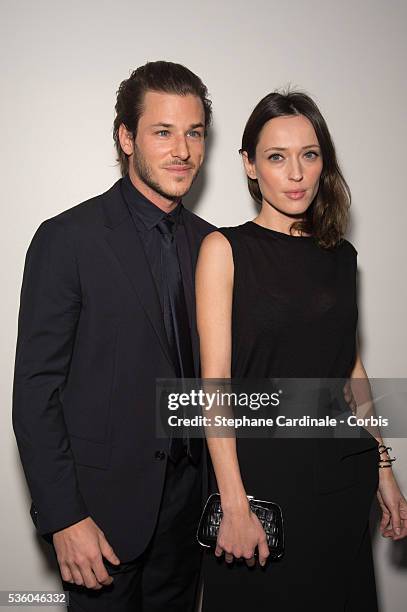 Gaspard Ulliel and Gaelle Pietri attend the The 20th Lumieres Awards Ceremony , at Espace Pierre Cardin, on February 2, 2015 in Paris, France.