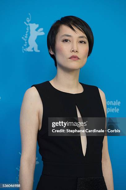 Actress Rinko Kikuchi attends the 'Nobody Wants the Night' photo call during the 65th Berlinale International Film Festival on February 5, 2015 in...